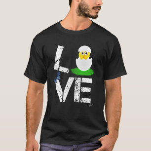 Camiseta Ama a las chichas en Huevos de Pascua Enamoramient