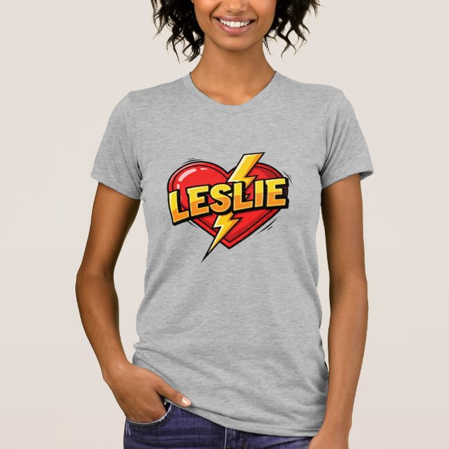 Camiseta Ama a Leslie (Anverso)