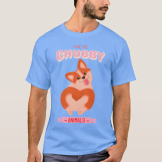 Camiseta Ama a los Animales Regordetes 12 amigo
