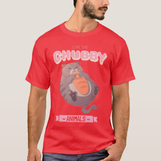 Camiseta Ama a los Animales Regordetes 15 amigos