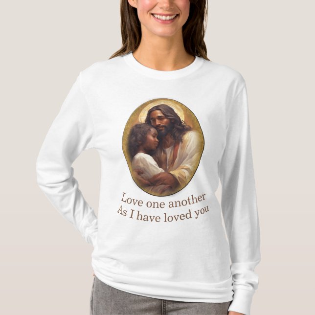 Camiseta Ama a los demás cristiano (Anverso)
