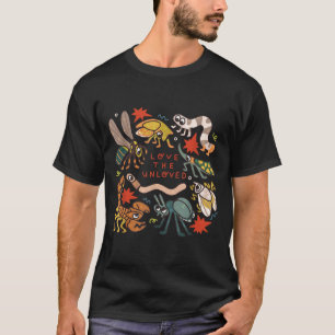 Camiseta Ama a los insectos no amados gusano escorpión cita