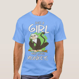 Camiseta Ama a los monos Safari Animales salvajes Vida salv
