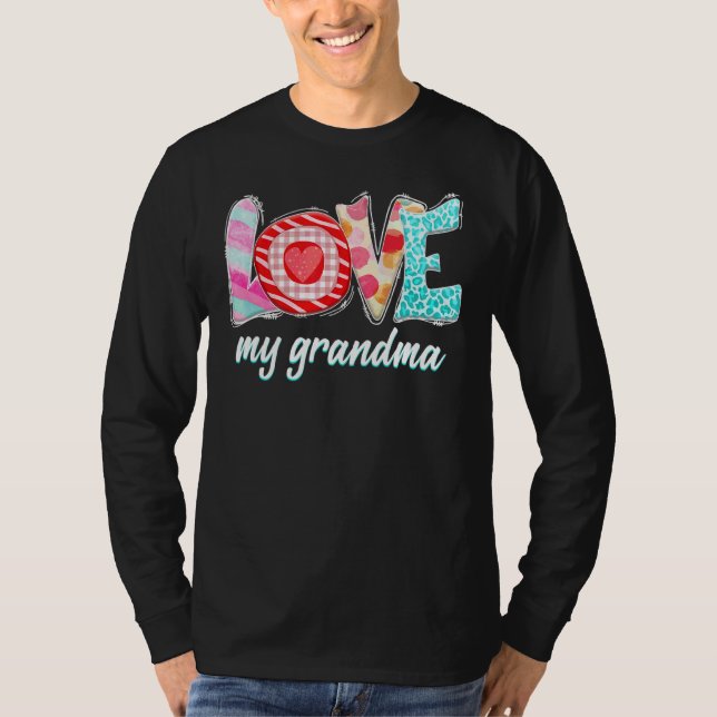 Camiseta Ama a mi abuela Feliz Día de la Madre (Anverso)