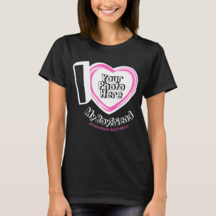 Camiseta Ama a Noyfriend con Photo Newds Weds Bff