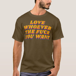 Camiseta Ama a quien quieras el Orgullo Gay Lgbtq de Rainbo