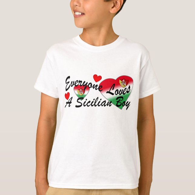 Camiseta Ama a Sicilian Boy (Anverso)