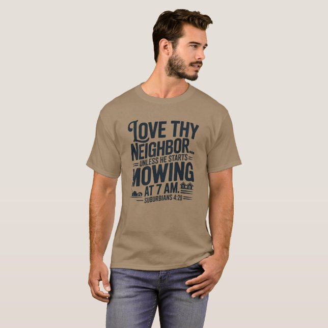 Camiseta Ama a tu prójimo (Anverso completo)