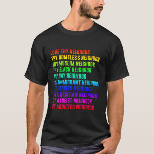 Camiseta Ama a tu vecino, tu vecino sin hogar