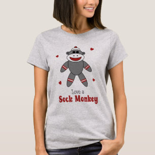 Camiseta Ama A Un Mono Puro Juguete Retro Quirky