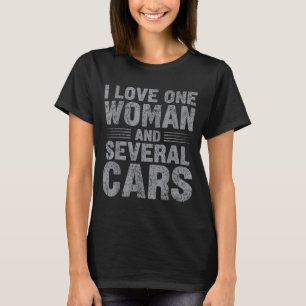 Camiseta Ama a una mujer y a varios tipos divertidos de coc