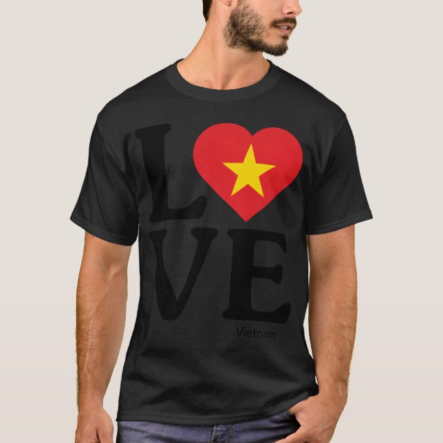 Camiseta Ama a Vietnam amigo (Anverso)