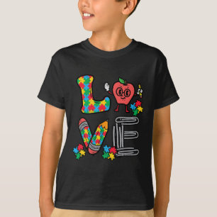 Camiseta Ama al autismo Concienciación Profesor Sped Educac