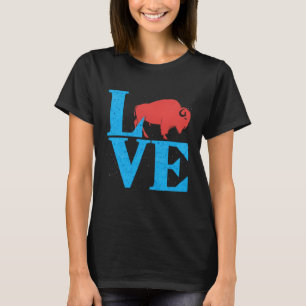 Camiseta Ama Búfalo Salvaje Regalos para Amantes de Bisonte