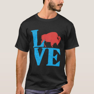 Camiseta Ama Búfalo Salvaje Regalos para Amantes de Bisonte