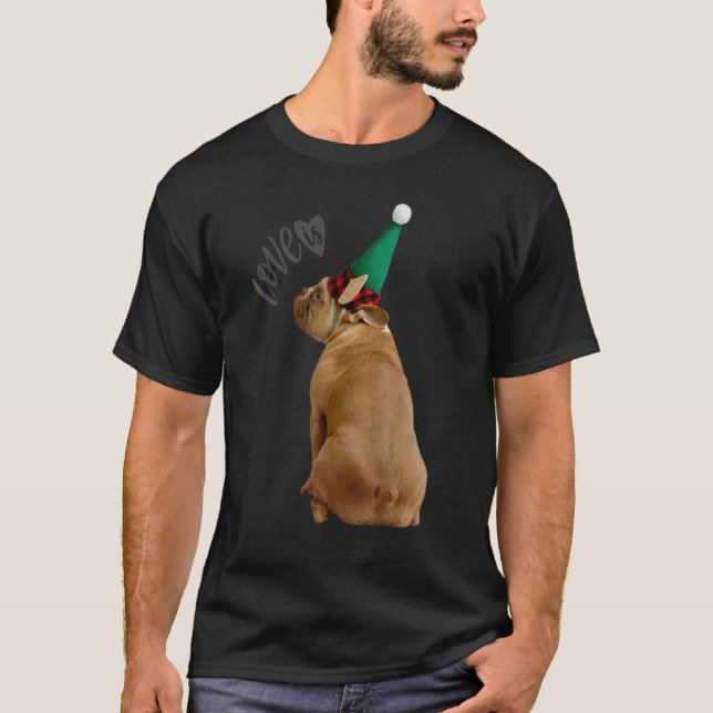 Camiseta Ama Bulldog Francés Frenchie Mamá Papá Perro Cacho (Anverso)