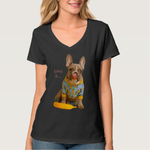 Camiseta Ama Bulldog Francés Frenchie Mamá Papá Perro Cacho
