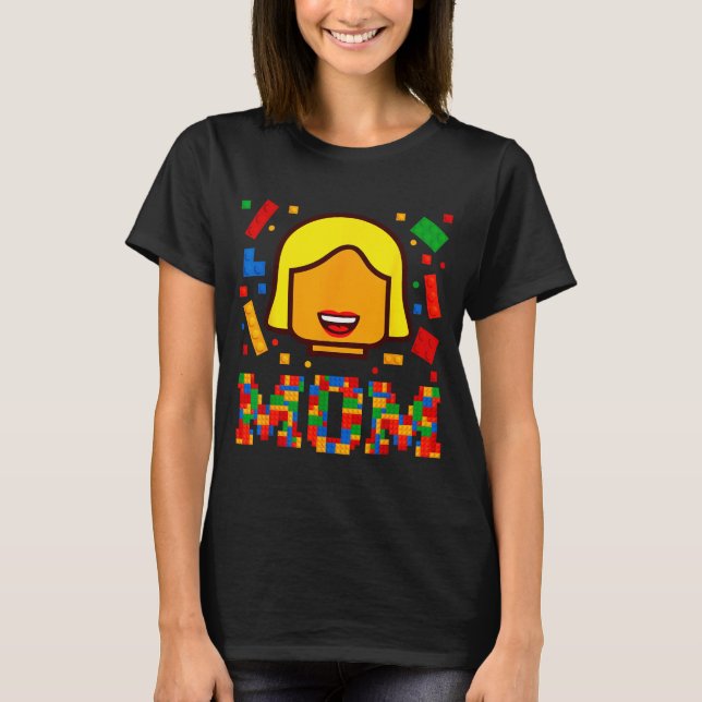 Camiseta ama de casa constructora de ladrillos y bloquesFa (Anverso)