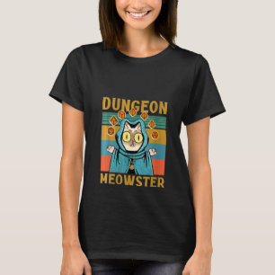 Camiseta Ama de Casa Gatito Mazmorra Divertido Gato Jugador