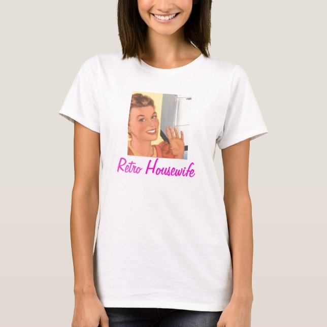 Camiseta Ama de casa retra (Anverso)