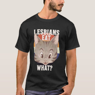 Camiseta Ama de gato divertida lesbiana amante de gatos LGB