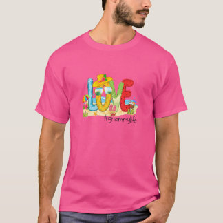 Camiseta Ama de verano Grammylife Grammy Love Beach V