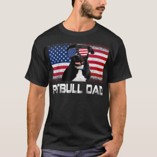 Camiseta Ama del Día del Padre del Dueño del Perro del Pitb