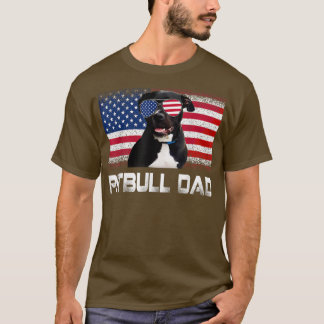 Camiseta Ama del Día del Padre del Dueño del Perro del Pitb