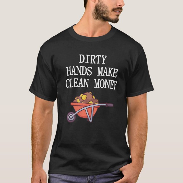 Camiseta Ama Dinero Ganar Dinero Ganar Riqueza Cheque de sa (Anverso)