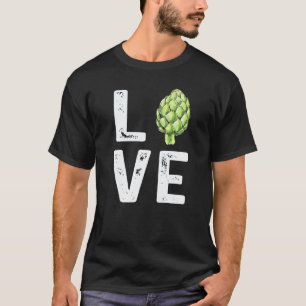 Camiseta Ama Disfraz De Verdura De Alcachofa Amante De Alca