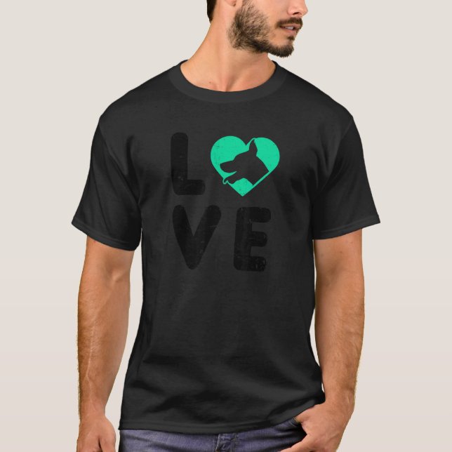 Camiseta Ama Doberman Pinscher (Anverso)