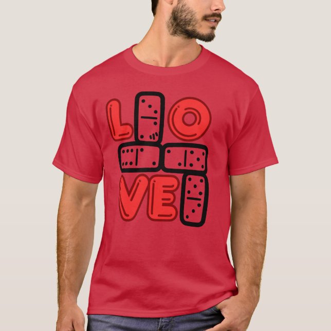 Camiseta Ama dominós amigo (Anverso)