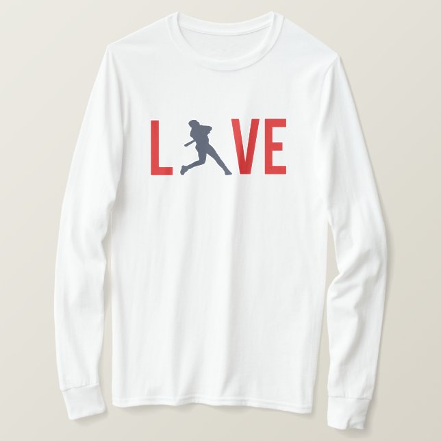 Camiseta Ama el Béisbol (Anverso del diseño)