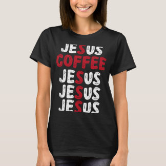 Camiseta Ama El Café Jesús Y La Iglesia Del Café Rel Cristi
