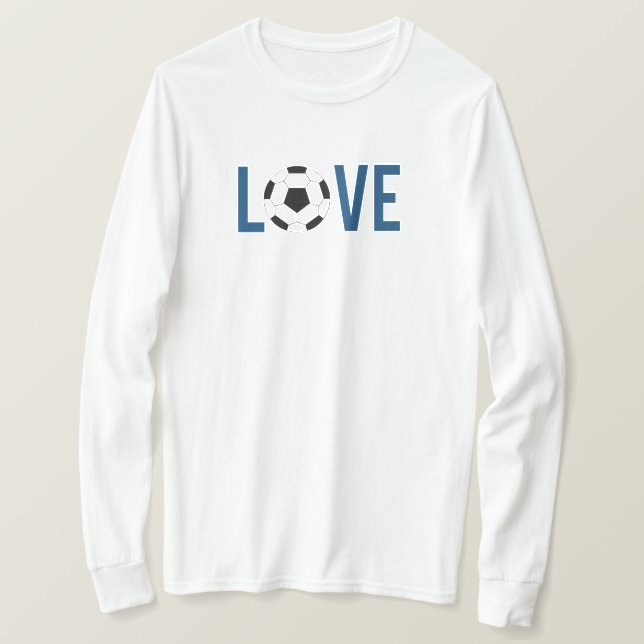 Camiseta Ama el Fútbol (Anverso del diseño)