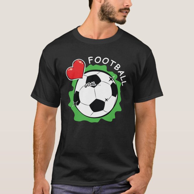 Camiseta Ama el fútbol (Anverso)