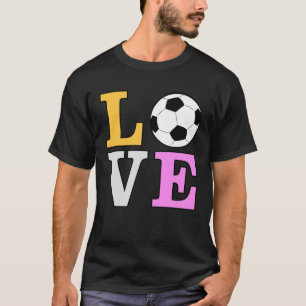 Camiseta Ama el fútbol - Versión colorida 2