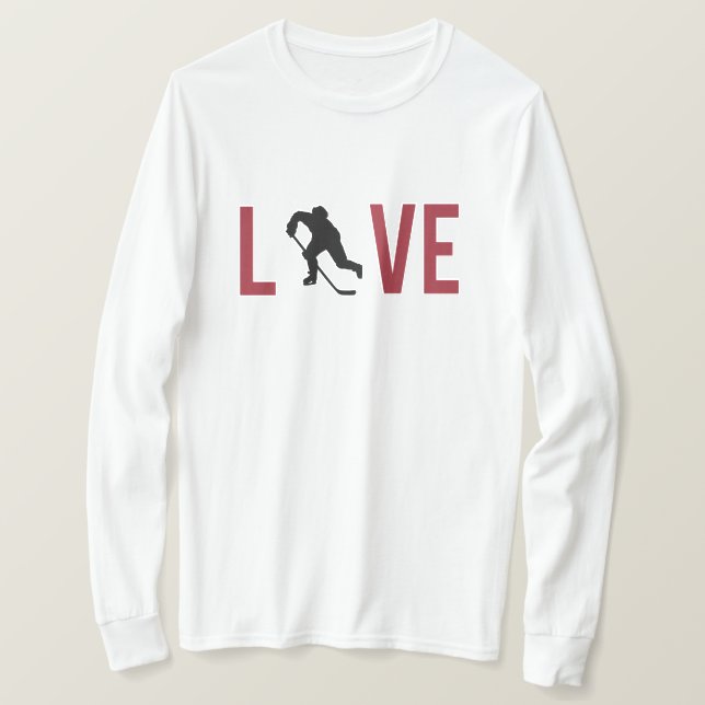 Camiseta Ama el Hockey (Anverso del diseño)