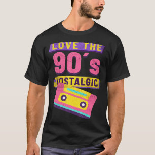 Camiseta Ama el nostálgico Fiesta de Cassette Hip Hip Rap d