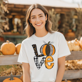Camiseta Ama el Otoño de Calabaza