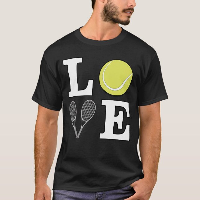Camiseta Ama el tenis (Anverso)