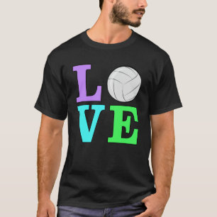 Camiseta Ama el Voleibol - Versión colorida 1