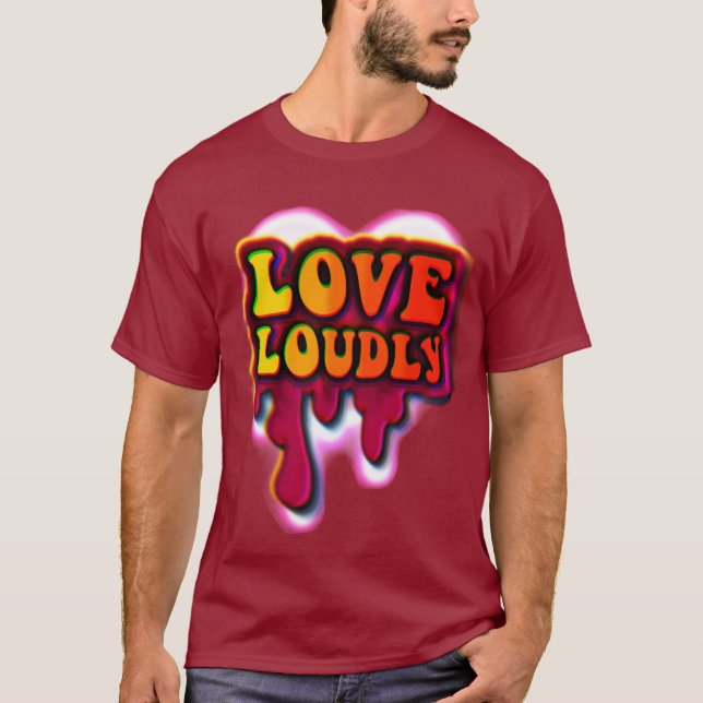 Camiseta Ama en voz alta (Anverso)