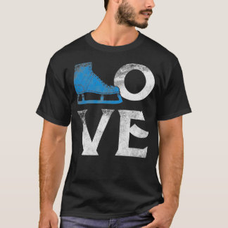 Camiseta Ama Figura Hielo Patinaje deportivo Skate Largo Ro