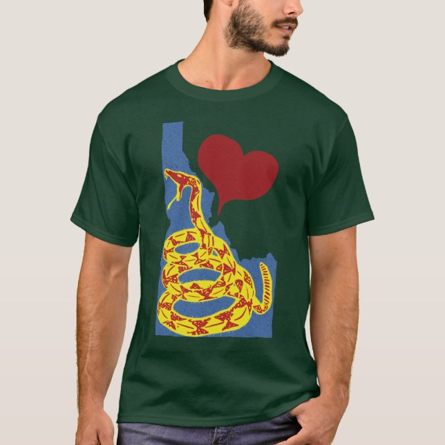 Camiseta Ama Idaho Serpiente Gadsen (Anverso)