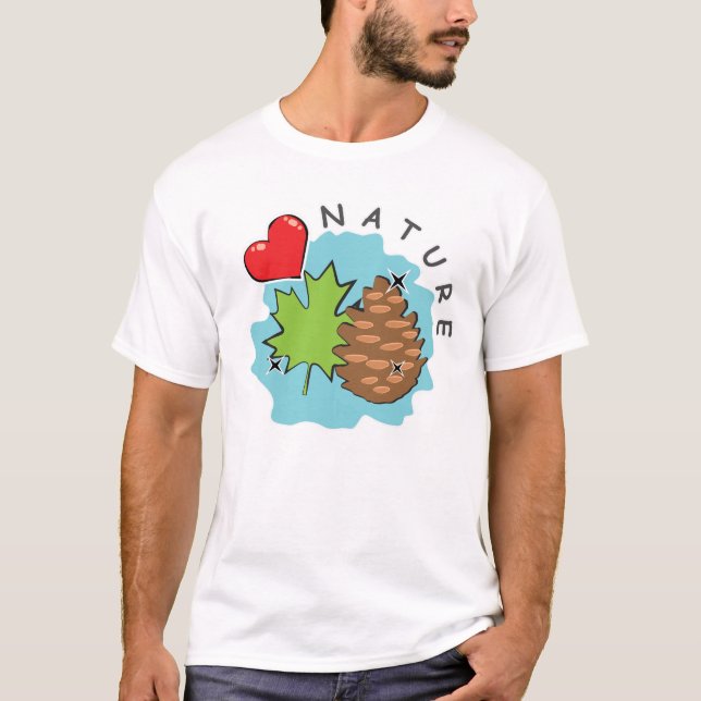 Camiseta Ama la Naturaleza (Anverso)