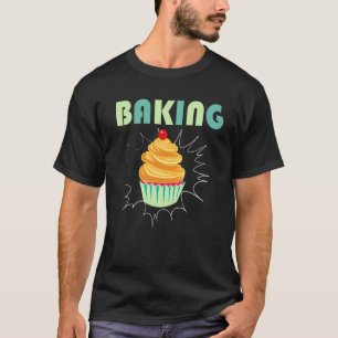 Camiseta Ama la repostería Panadero Pastelero Chef Arte Cul