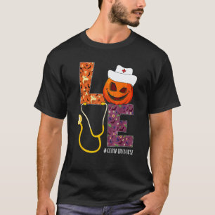 Camiseta Ama la vida de enfermera geriátrica Enfermera de H