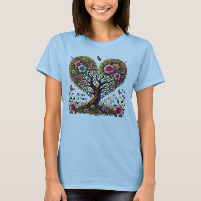 Camiseta Ama la Vida Española - Camisa (Anverso)
