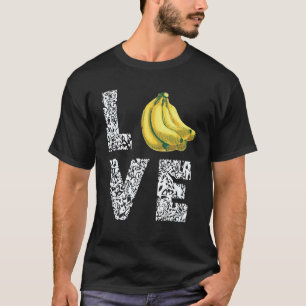 Camiseta Ama Leopardo Banana Comida Vegana Verano Fruta Veg